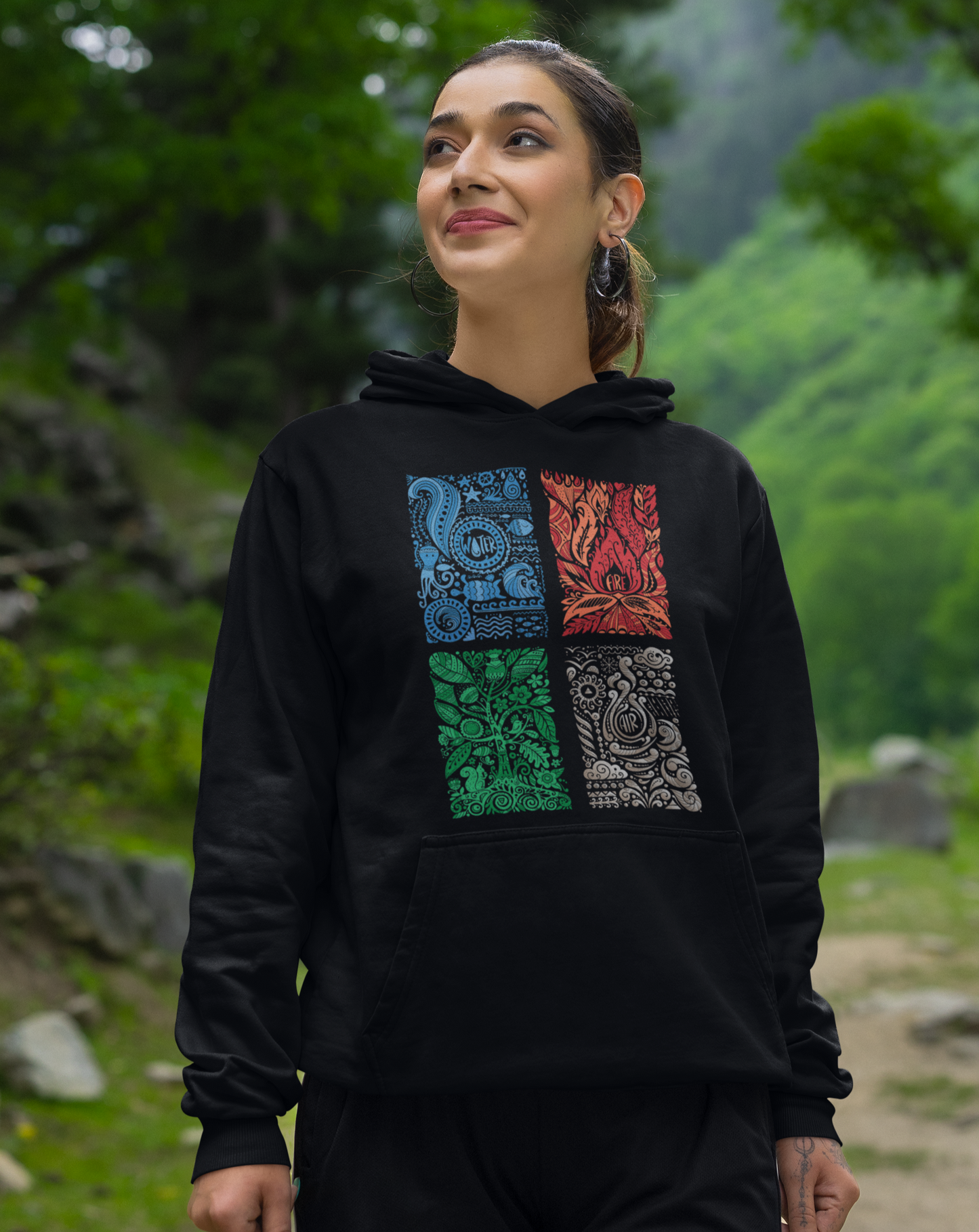 The Four Elements of Nature Hoodie