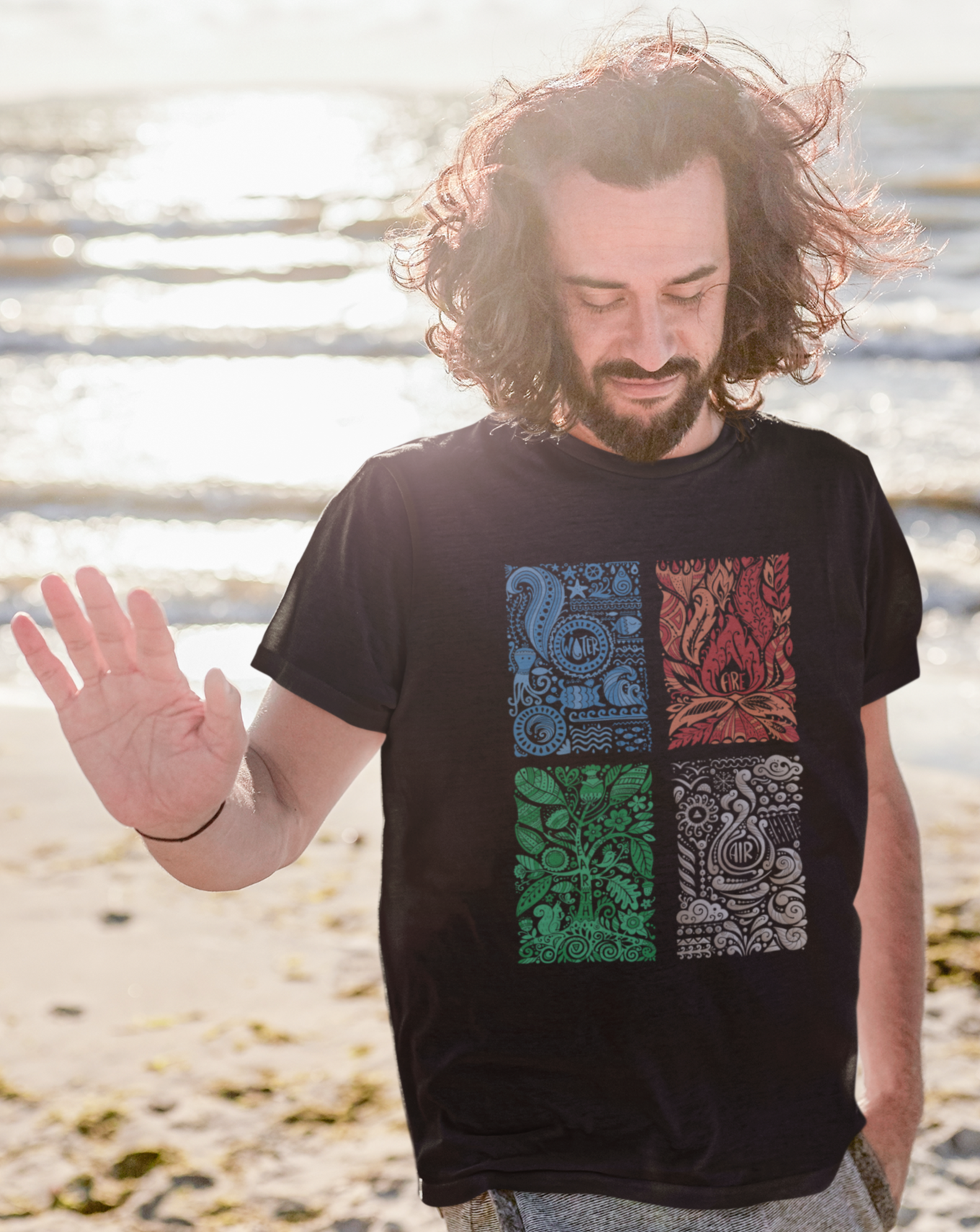 The Four Elements of Nature T-shirt