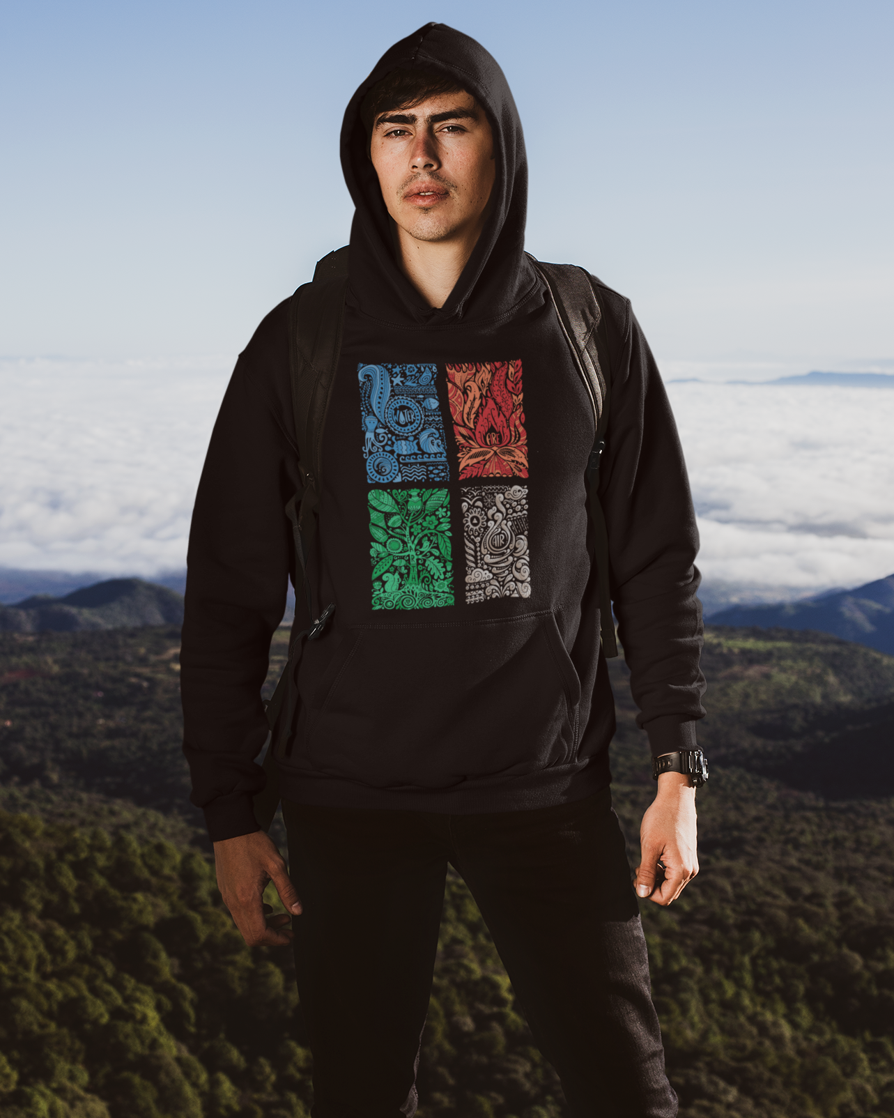 The Four Elements of Nature Hoodie