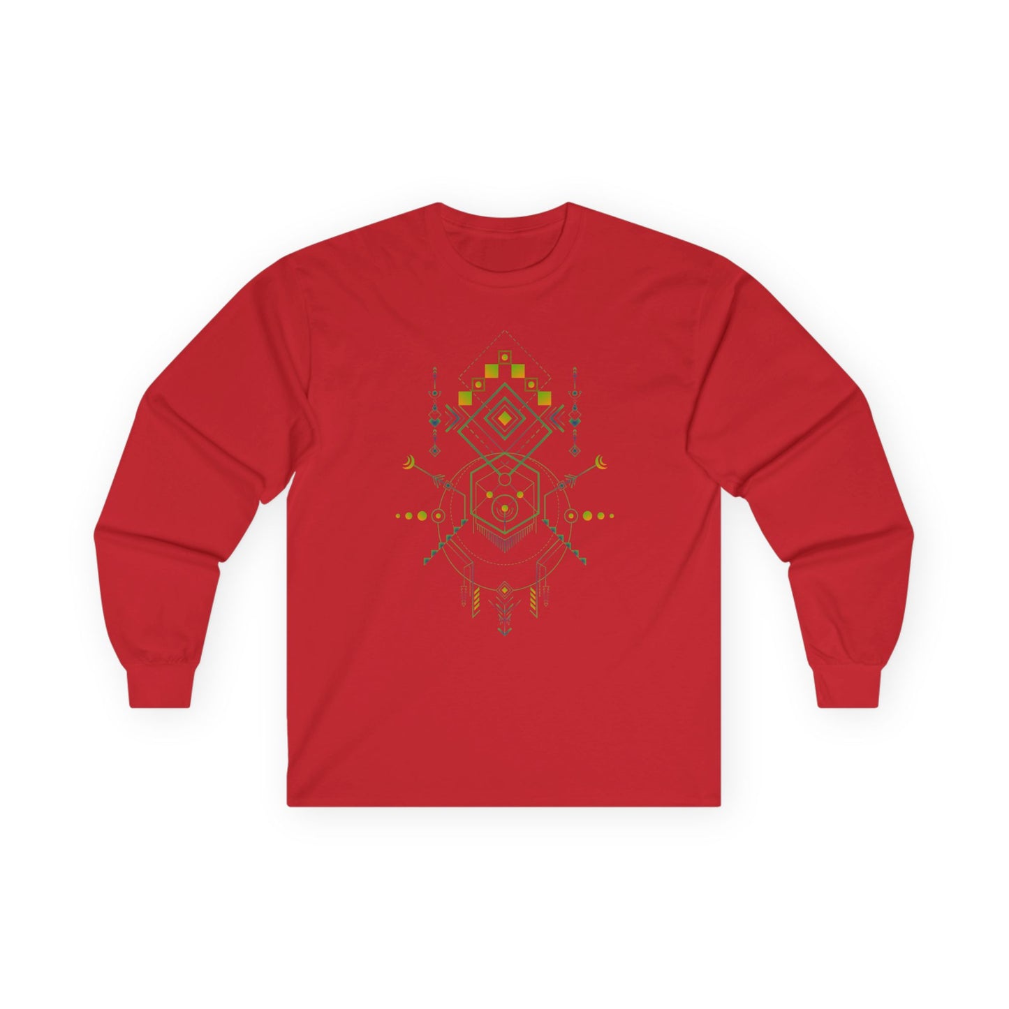 Navajo Totem 1 Sacred Symbols Long Sleeve Tee