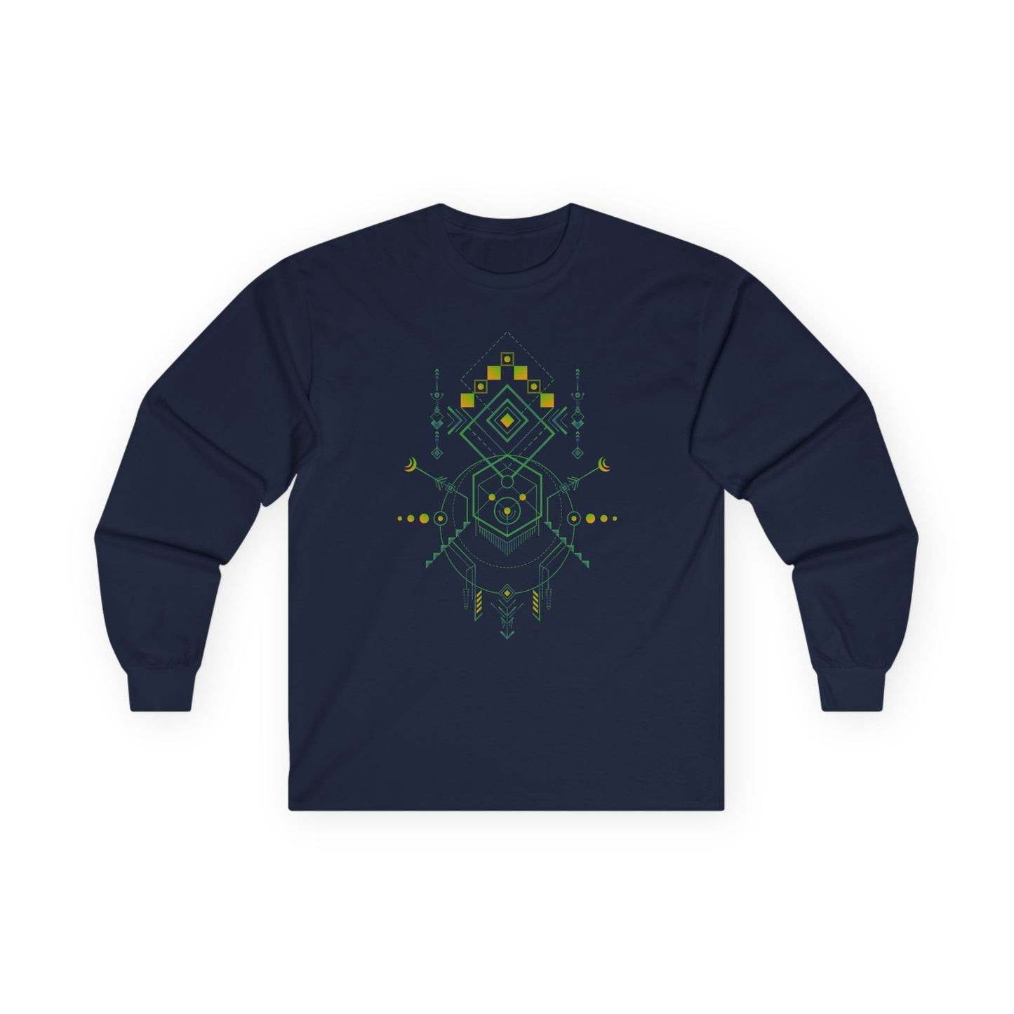 Navajo Totem 1 Sacred Symbols Long Sleeve Tee