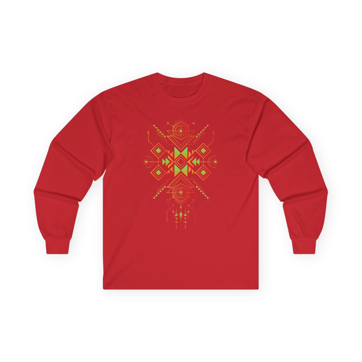 Navajo Totem 3 Astral Symbol Long Sleeve Tee