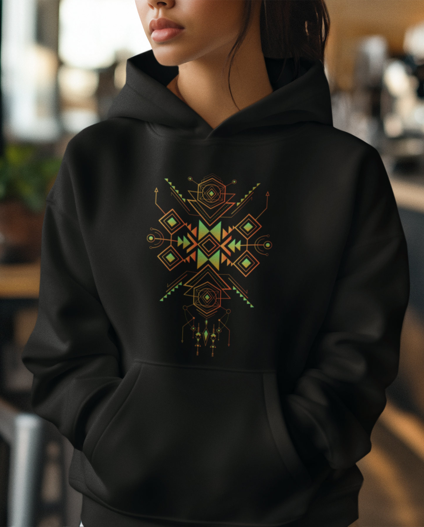 sacred geometry hoodie
