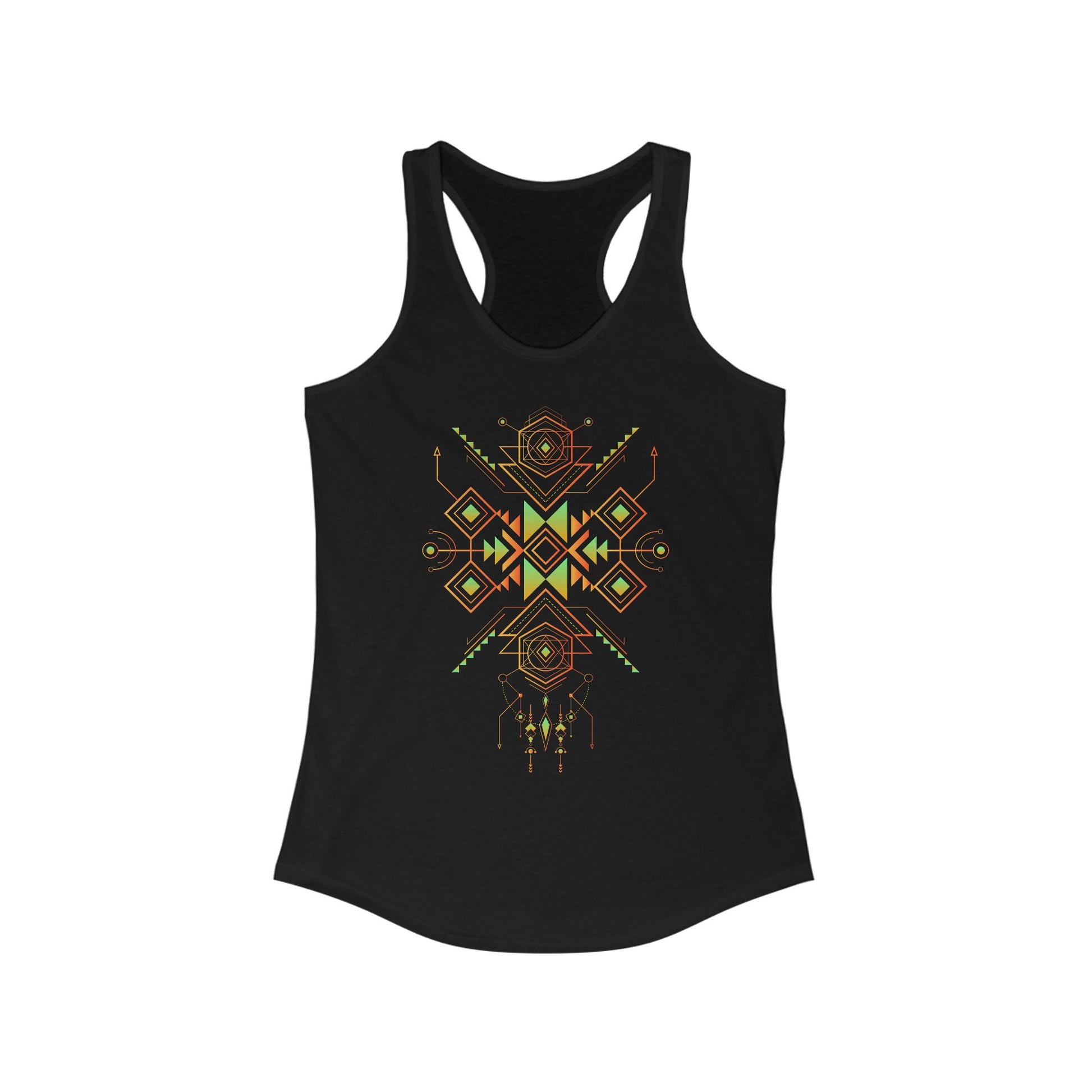sacred geometry racer back tank