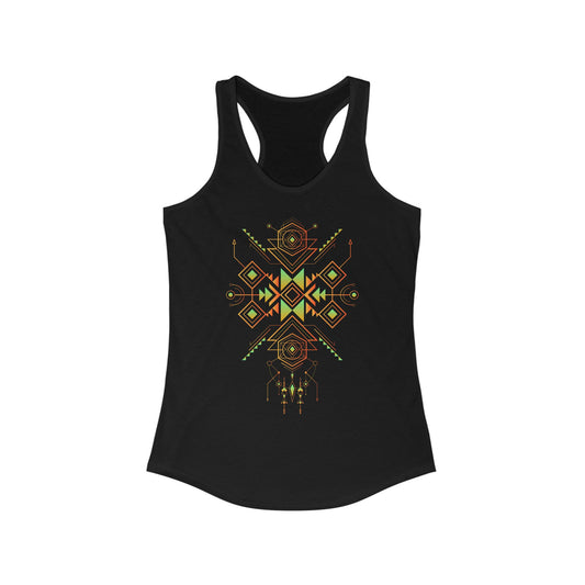 sacred geometry racer back tank