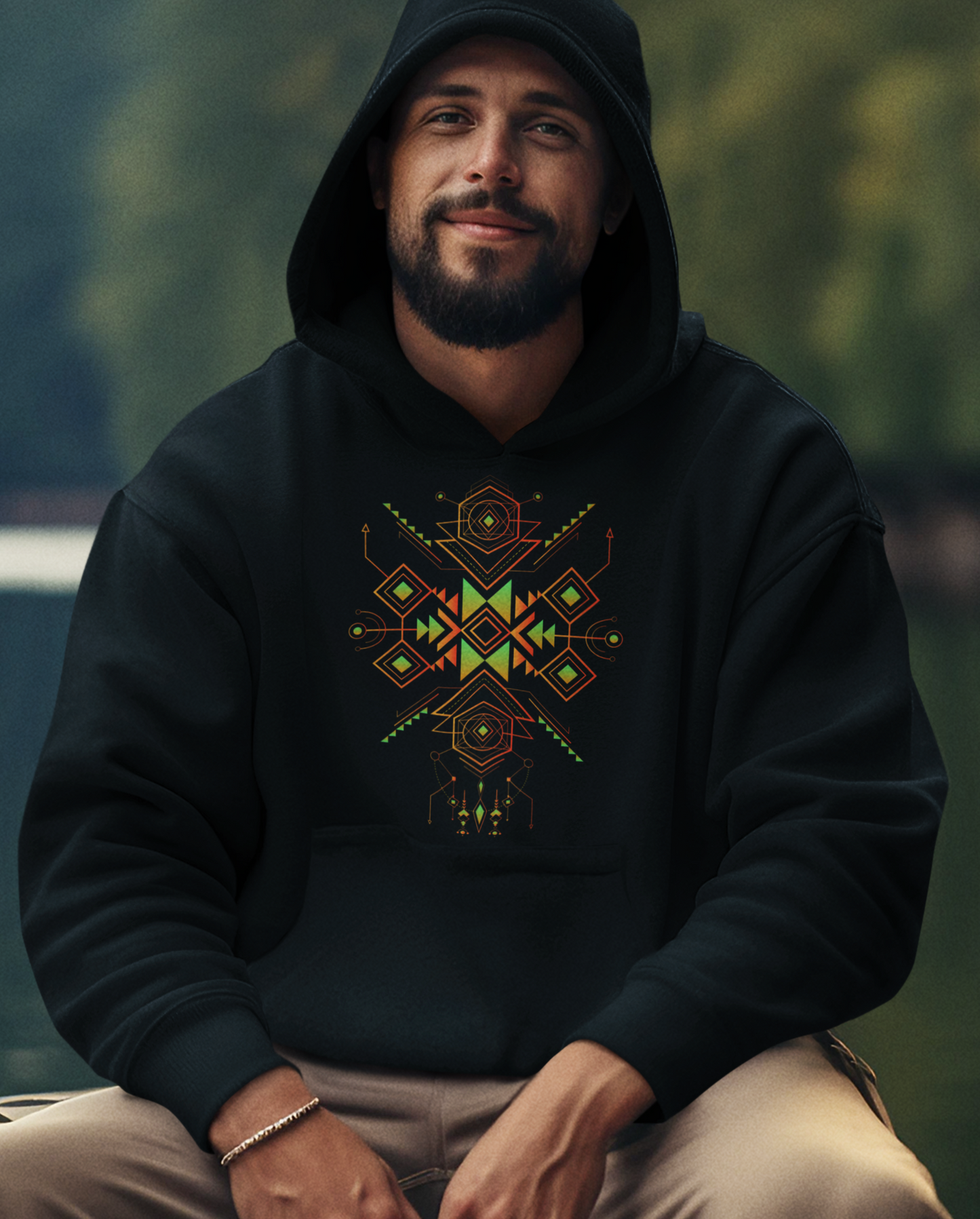 sacred geometry hoodie